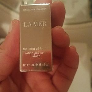 The infused lotion sample